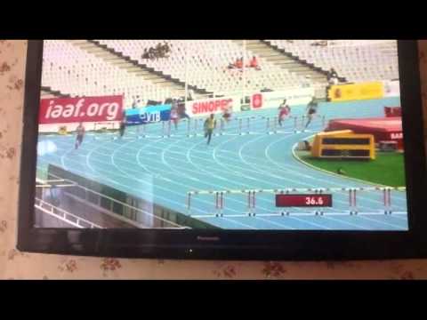 IAAF World Junior Championships Barcelona (ESP): 400m Hurdles Heat-4 Ali Khamis (Bahrain)