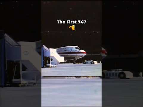 Last 747 vs the First 747🤩 #planes #aviation #flight #avgeeks #airlines #pilot #shorts #747