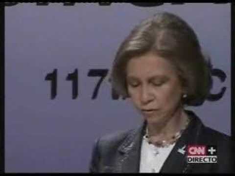 Queen Sofia of Spain Speaking