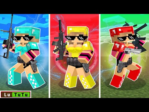 Monster School: 3 NEW SADAKO SISTERS AND HEROBRINE | LuTuTu Eating Minecraft