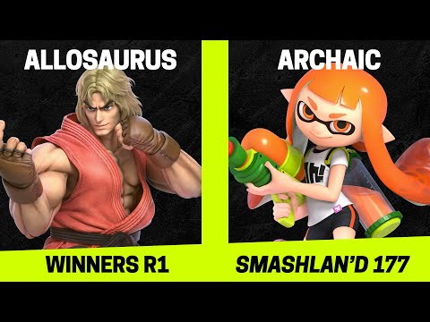 SmashLAN'd 177 Winners R1 - Allosaurus vs Archaic - SSBU Smash Ultimate Tournament