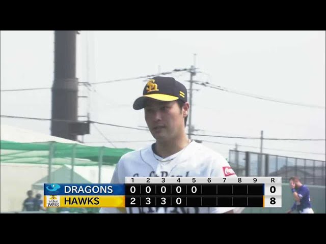 【ファーム】ホークス・笠谷 5回1安打無失点7奪三振と抜群の投球を見せる‼ 2021/6/10 H-D(ファーム)