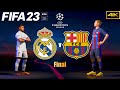 FIFA 23 | REAL MADRID vs. BARCELONA | Ft. Mbappe, Haaland | UCL Final | El Clásico | PS5 4K