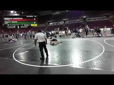 112 Lbs Champ. Round 2 - Trinity White, Texas Vs Rebekah Anderson, Wyoming Fdc6