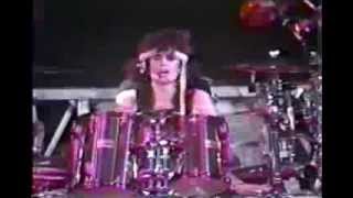 TOMMY LEE Drum Solo - Motley Crue Girls Girls Girls Tour 1987