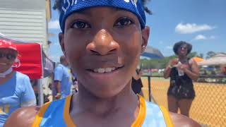 MileSplit Louisiana 400m David West SBR Jaguars Interview 11 year old Boys 2022 Region 11 Champion