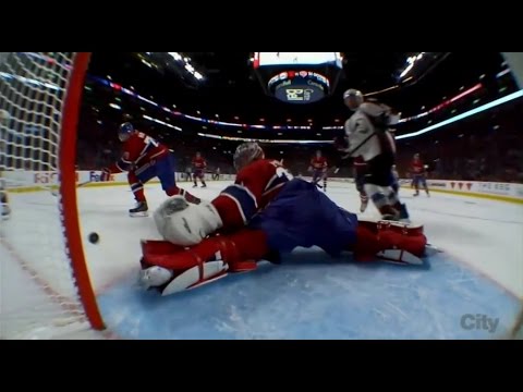 Carey Price Amazing Toe Save on Matt Duchene (10/18/14)