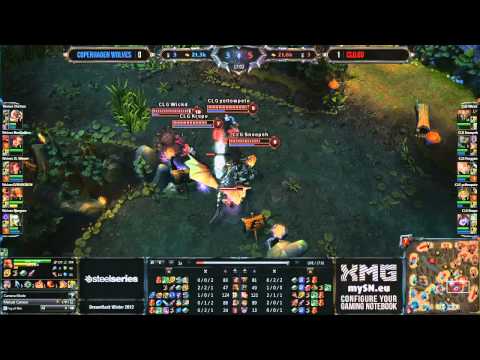 CLG.eu versus Copenhagen Wolves game 2 (Dreamhack Winter 2012 semifinals)