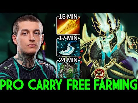 NIKOBABY [Wraith King] When Pro Carry Free Farming Close Game 7.25 Dota 2