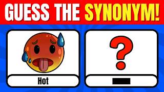 Guess the Synonym Challenge | Learn New Words for Kids |100 Word Quiz