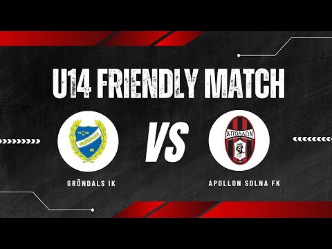 Gröndals IK 5–7 Apollon Solna FK | U14 Friendly Match | Gröndals IP