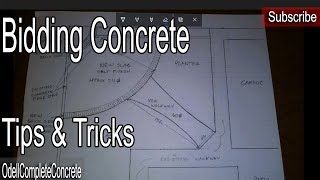 How to Bid out Jobs for Concrete Tips and Tricks