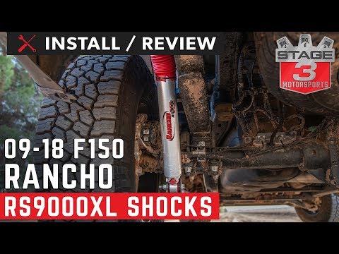 2009-2018 F150 4WD Rancho Rear RS9000XL Shock Install and Review