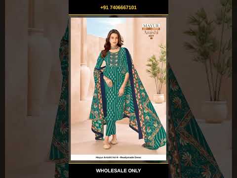 Mayur Amishi Vol 4 - Readymade Dress – product video thumbnail