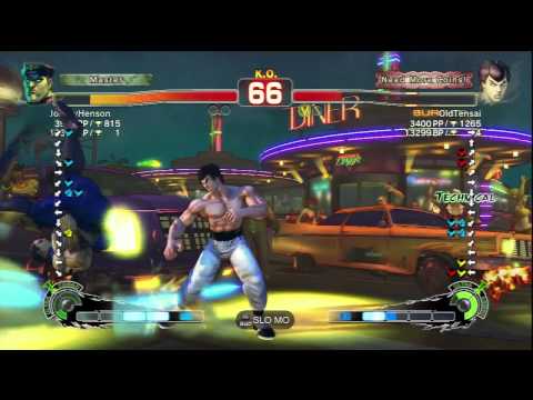 JohnryHenson (M.Bison) Vs OldTensai (Fei Long) SSF4 AE Ranked Matches - PSN