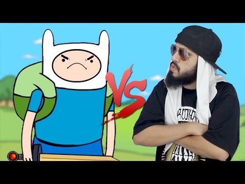 Finn (Hora de Aventura) VS. Mussoumano | Batalha Cartoon - part. Felipe Castanhari
