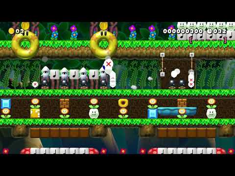 森でも爽快!木々生い茂るSPEED RUN! 40sec by Ę/Z_くりぼん - Super Mario Maker 2 - No Commentary 1bz