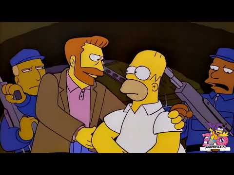 Hank Scorpio y Homero - "Y Atrape un Vagabundo En El Trabajo" (COMPLETO) Parte 2 HD