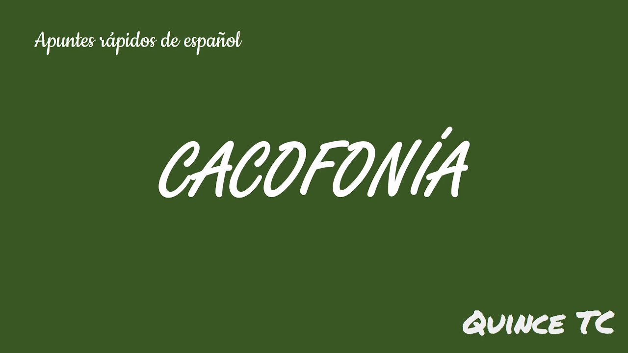 Cacofonia