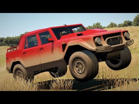 Forza Horizon 2: 1986 Lamborghini LM002 Gameplay - Top Gear Car Pack