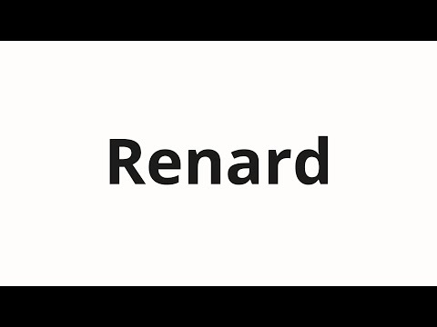 How to pronounce Renard | Ренард (Renard in Russian)