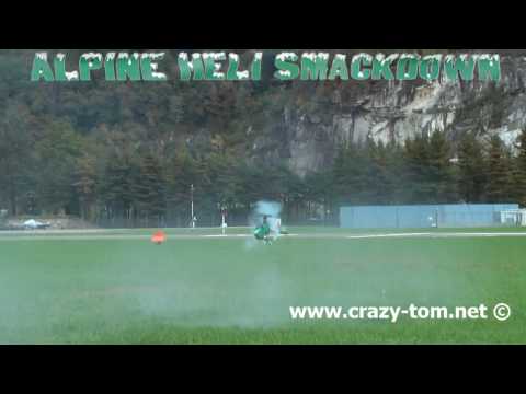 AHS09 Tareq Alsaadi , T-Rex 700 Show, Alpine Heli Smackdown 2009 Lodrino (CH)