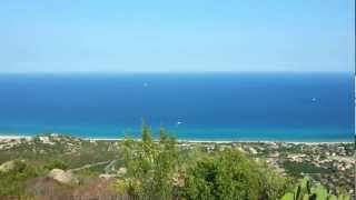preview picture of video 'Aussicht vom Monte Nai / Costa Rei / Sardinien'
