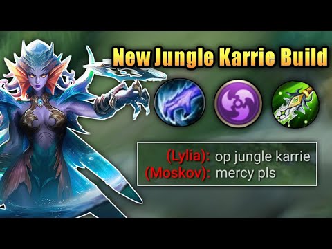 New Jungle Karrie  BEST BUILD & EMBLEM 2022 | Karrie Mobile Legends