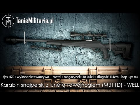 KARABIN SNAJPERSKI (MB11D) FIRMY WELL - TANIEMILITARIA.PL