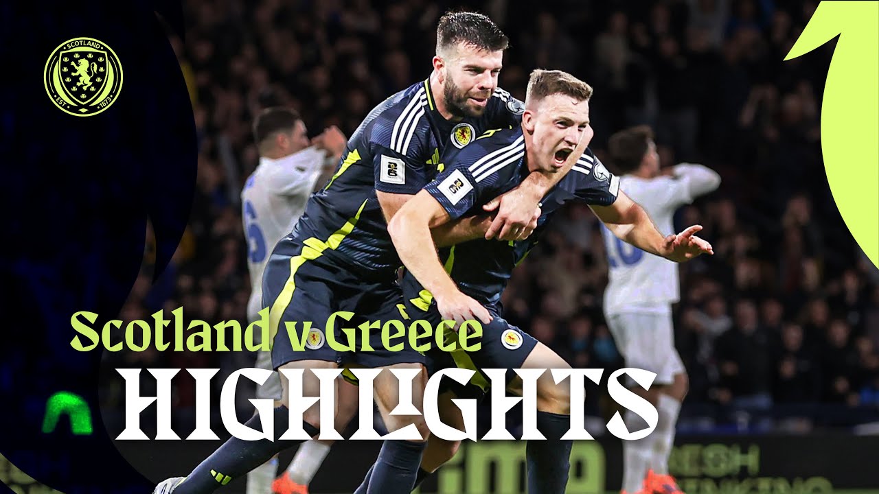 Christie, Ferguson & Dykes Complete Comeback! | Scotland 3-1 Greece | World Cup Qualifier Highlights - YouTube