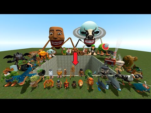 Spartan Kicking Italian Memes in The Giant Pit | Garry's Mod