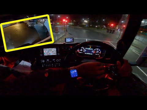 SCANIA S500 POV NIGHT DRIVE #pov #hgv #scania #uk