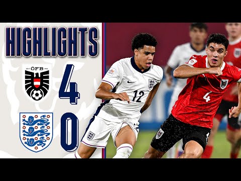 Young Lions Defeated By Austria | Austria U17 4-0 England U17 | FIFA Under-17 World Cup | Highlights