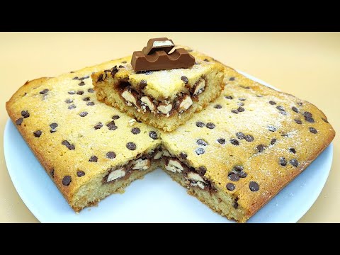 Torta versata con barrette Kinder - esplosionedigusto