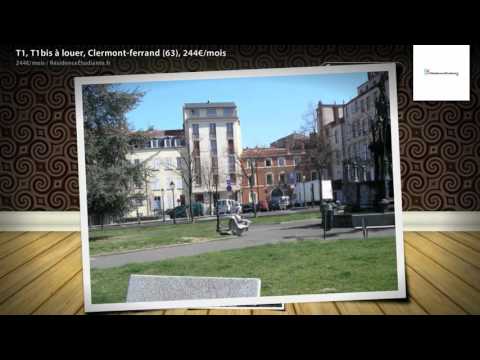 T1, T1bis à louer, Clermont-ferrand (63), 244€/mois