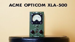 Video thumbnail for Acme Audio Opticom XLA-500 Demo by Max Bauhof