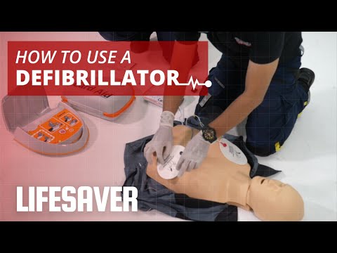 How to Use a Defibrillator (AED) for Cardiac Arrest Victim | LIFESAVER