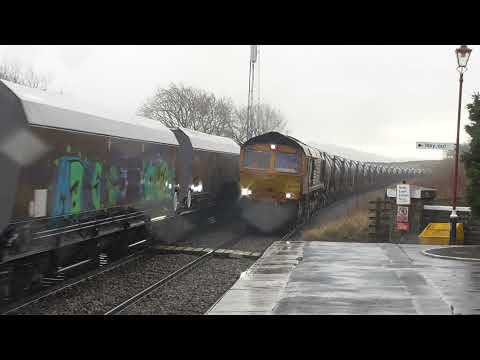 66721 6m37/ 66776 6s94 Wembley Yard - Irvine China Clay Tanks, 15th December 2021