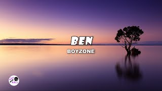 Ben | Boyzone (Lyrics)