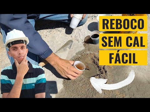 COMO FAZER MASSA DE REBOCO E MASSA DE ASSENTAMENTO DE ALVENARIA Usando Aditivo Vedacit VEDALIT