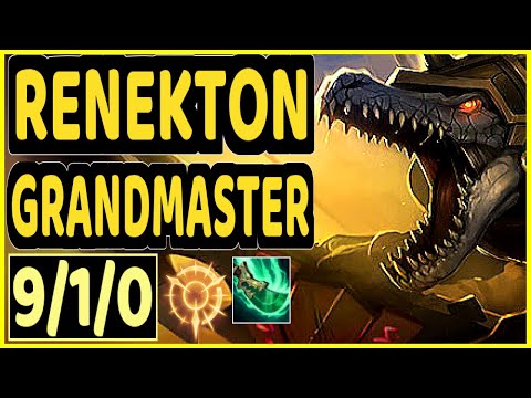 KREOX (RENEKTON) - 9/1/0 KDA TOP GAMEPLAY - EUW Ranked GRANDMASTER