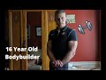 16 Year Old Bodybuilder Workout (upper body workout)
