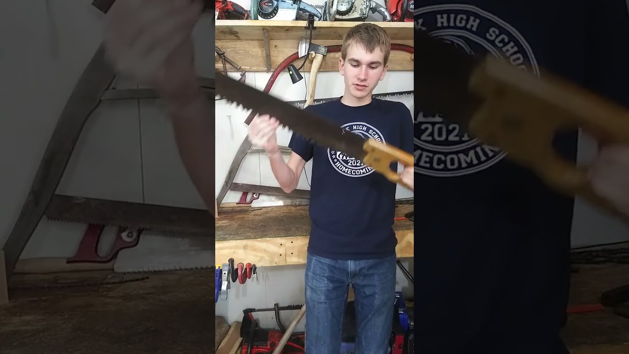 Ya'll checkout my new crosscut saw!