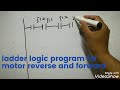 Ladder Logic Program For Motor Reverse And Forward
