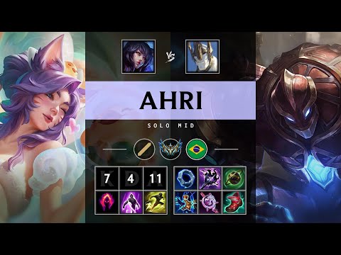 Ahri Mid vs Galio - BR Challenger Patch 25.17