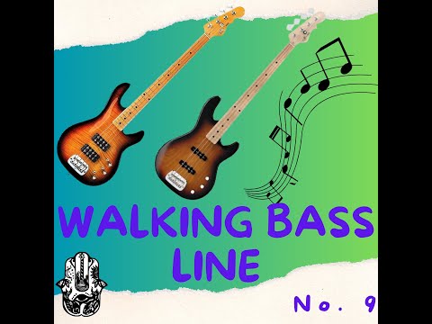 Walking bass line No. 9