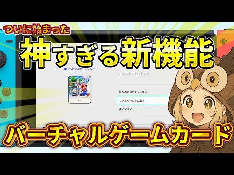 【Switch新機能】バーチャルゲームカードが想像以上に凄すぎた！2台持ちや家族兄弟にもってこい！【ニンテンドースイッチ2】