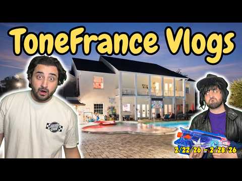 Filming Nerf Wars 9 & Playing Candy Land in REAL LIFE | ToneFrance Vlogs | 2/22/26 - 2/28/26
