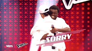 Maikel &amp; Ruben - 'Sorry' | Battles | The Voice van Vlaanderen | VTM