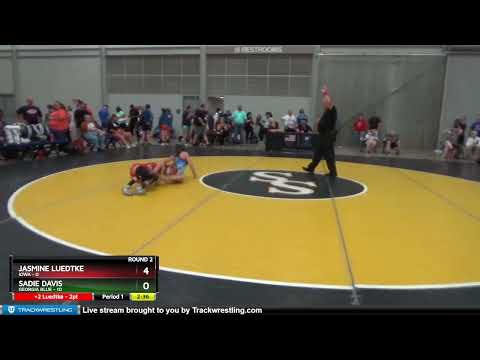 106 Lbs Round 2 (8 Team) - Jasmine Luedtke, Iowa Vs Sadie Davis, Georgia Blue 6556